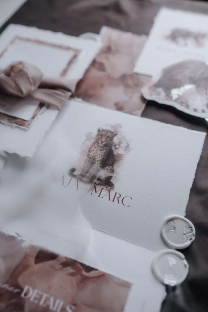 Hochzeitseinladung Brautpaar